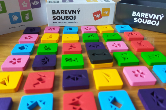 Barevný souboj – recenze dřevěné, logické hry pro dva