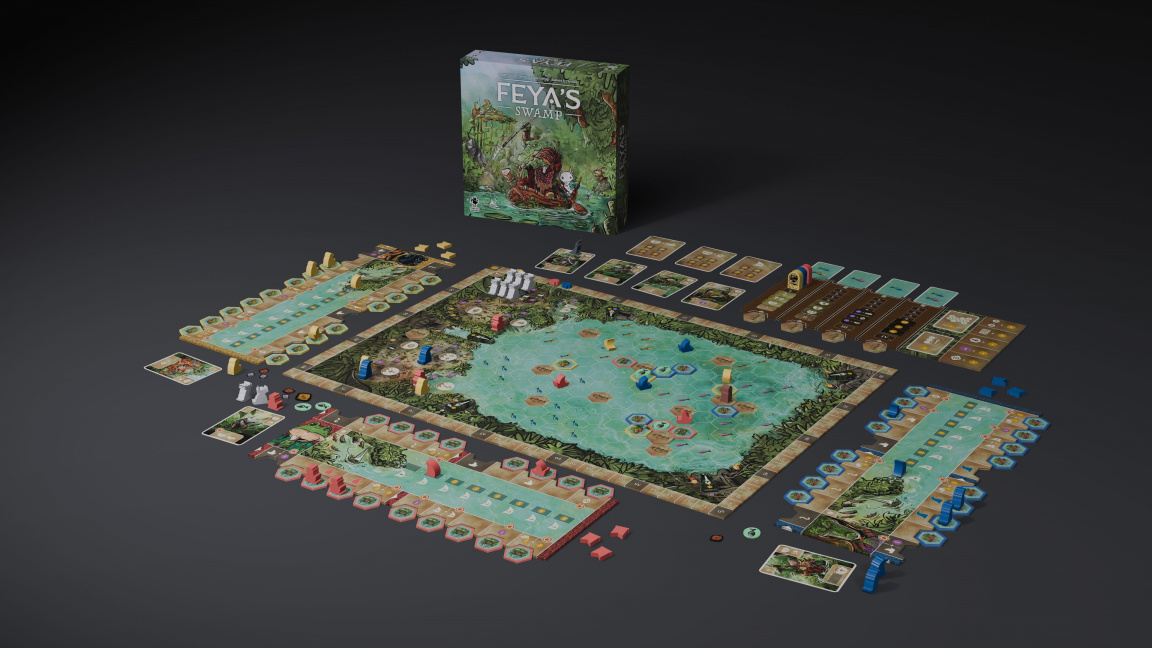 Posvátná bažina od tvůrce Terra Mystica a Gaia Project láká k intenzivnímu obchodování s rybami