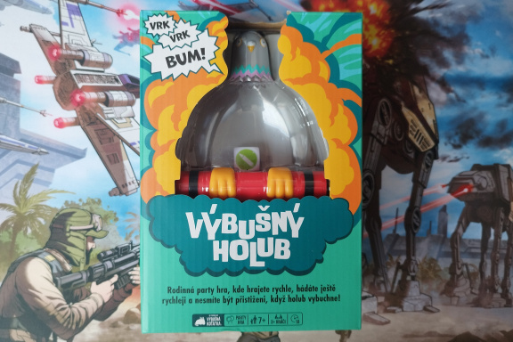 Výbušný holub – recenze party hry s ukřičeným ptákem