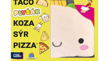 Taco, plyšák, koza, sýr, pizza