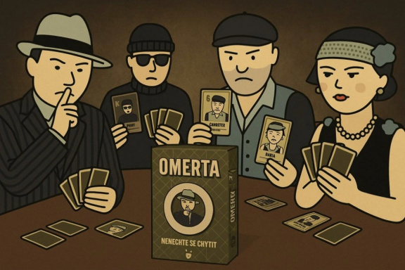 Skvělá blafovací karetní hra Omerta z dob prohibice se konečně dočkala oficiálního překladu