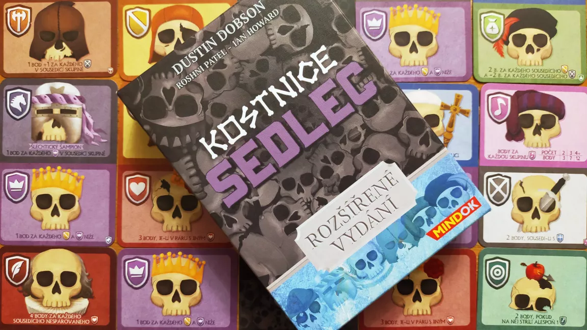 Kostnice Sedlec: Rozšířené vydání – recenze karetní hry se sedmi rozšířeními v jedné kapse