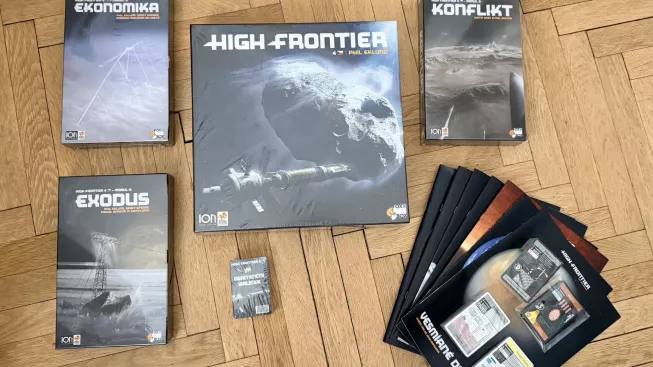 High Frontier dotisk