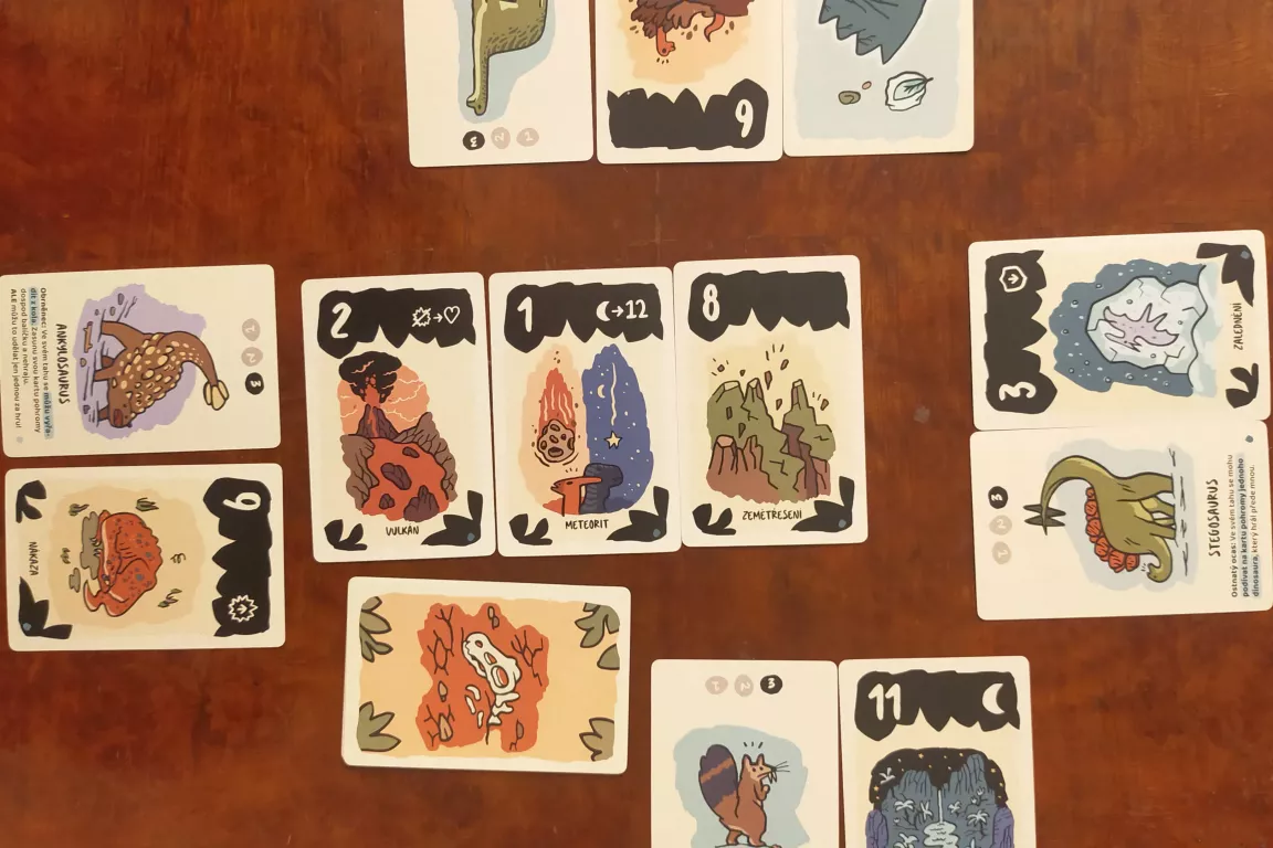 Párty hra Velmi vymírající dinosauři jednoduše nefunguje
