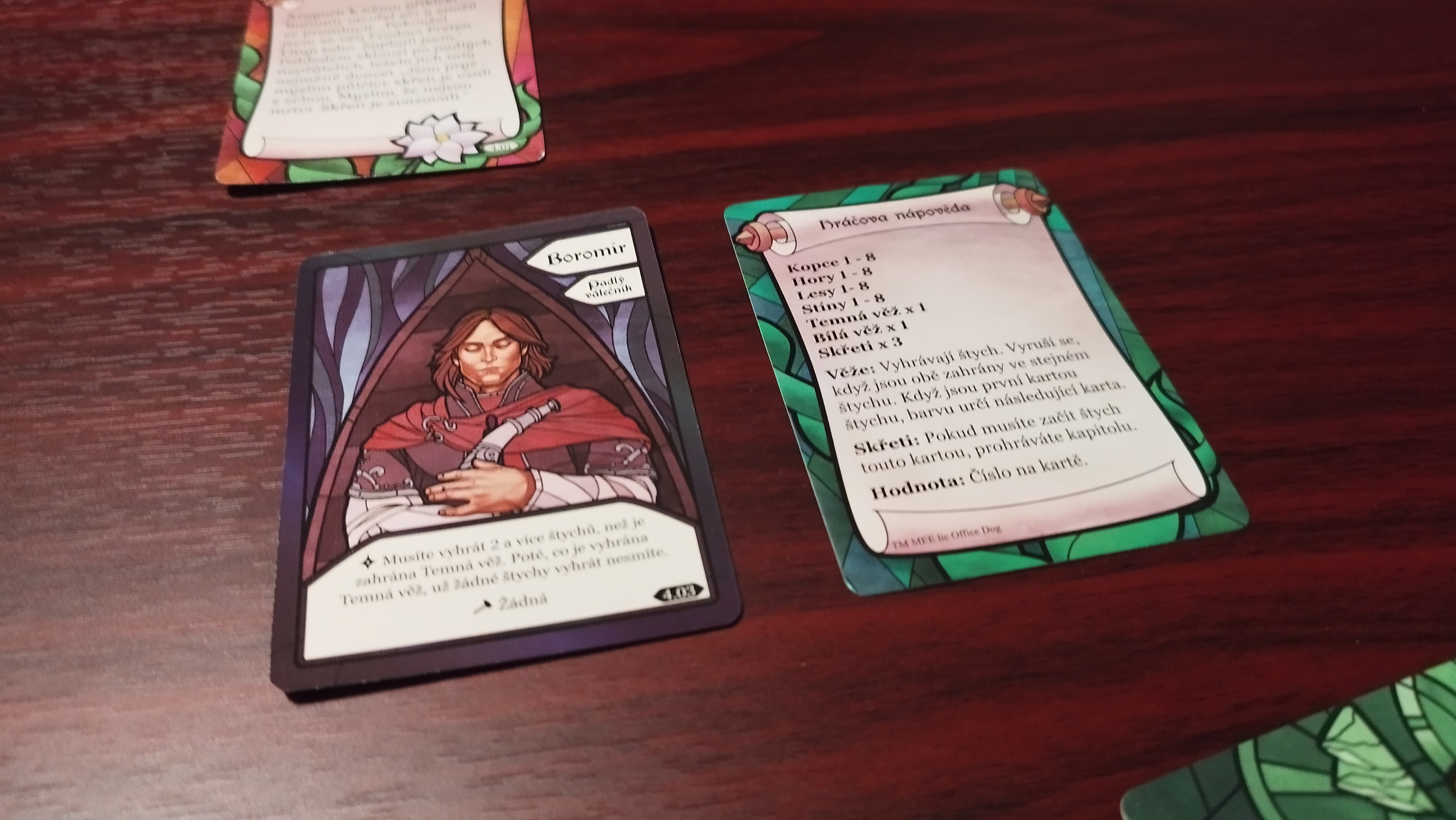 Pán prstenů: Dvě věže – Štychová karetní hra