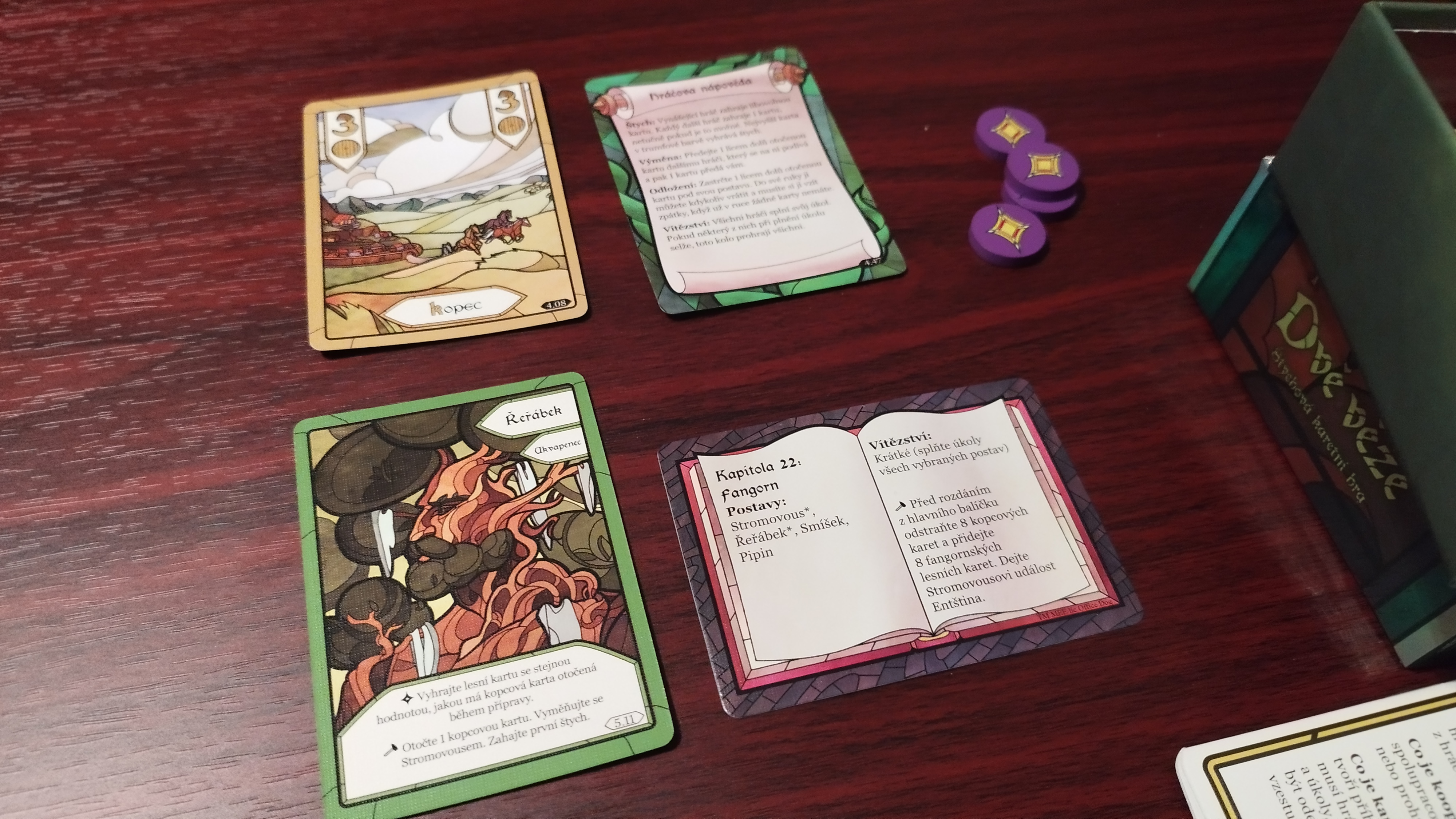 Pán prstenů: Dvě věže – Štychová karetní hra