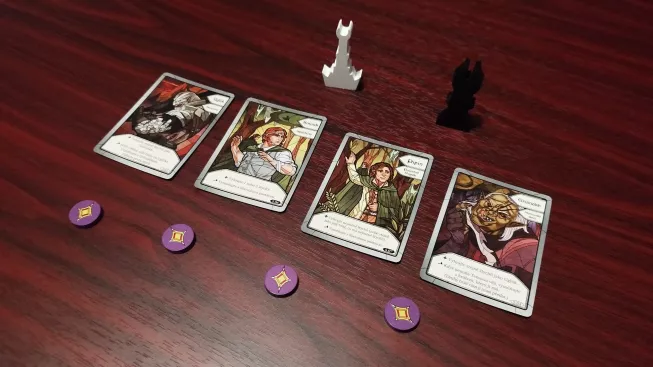 Pán prstenů: Dvě věže – Štychová karetní hra