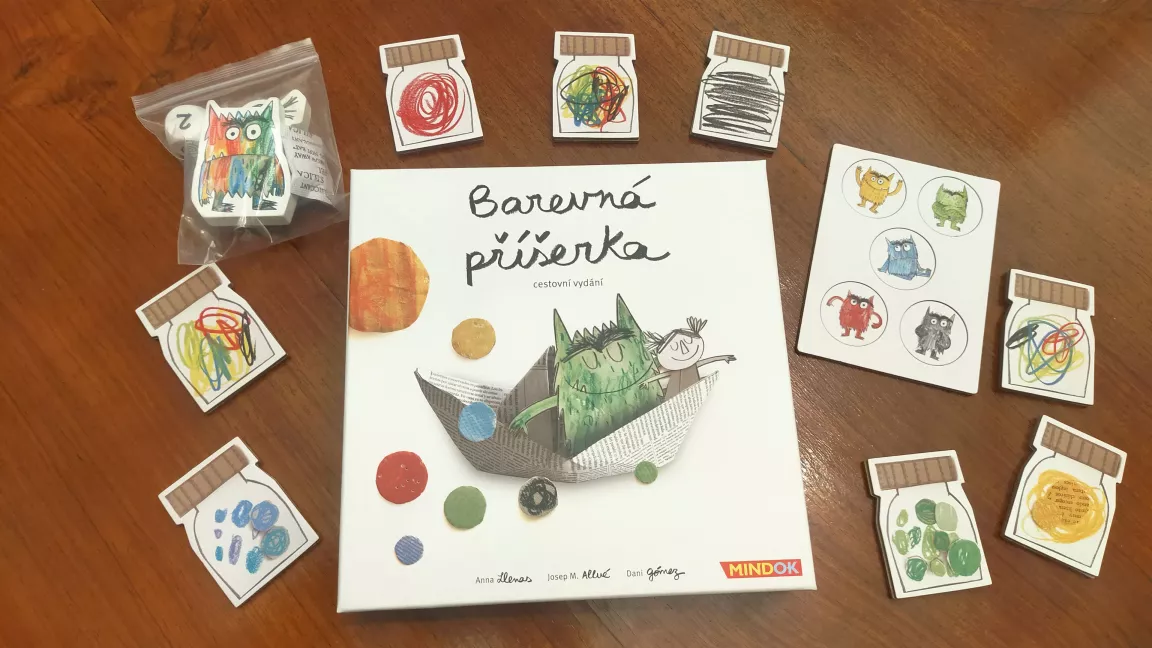 Barevná příšerka – recenze cestovního vydání hry, která dětem pomůže s emocemi