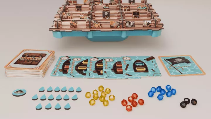 Balanční Rocking Raft prozkouší vaše štěstí při zisku vzácných pokladů