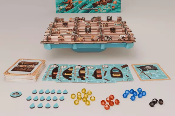 Balanční Rocking Raft prozkouší vaše štěstí při zisku vzácných pokladů