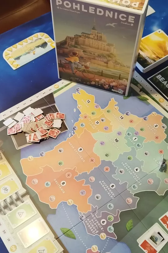 Jak dopadl cyklistický výlet po Francii ve hře Pohlednice?