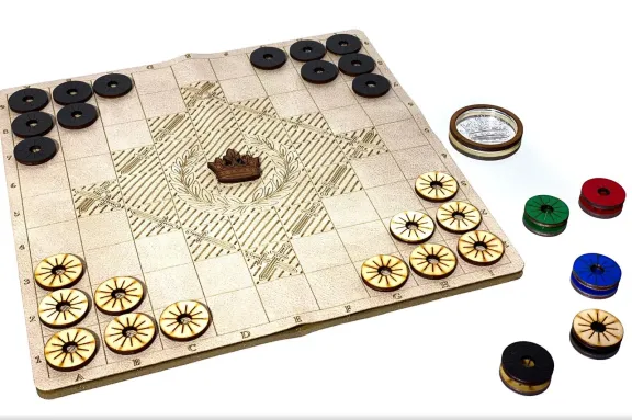 Česká logická hra Amoriax vyzývá šachy, go i hnefatafl