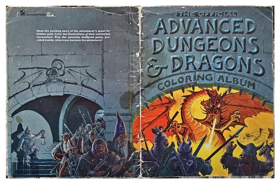 Omalovánky ze světa Dungeons & Dragons za milion? Ale jistěže!