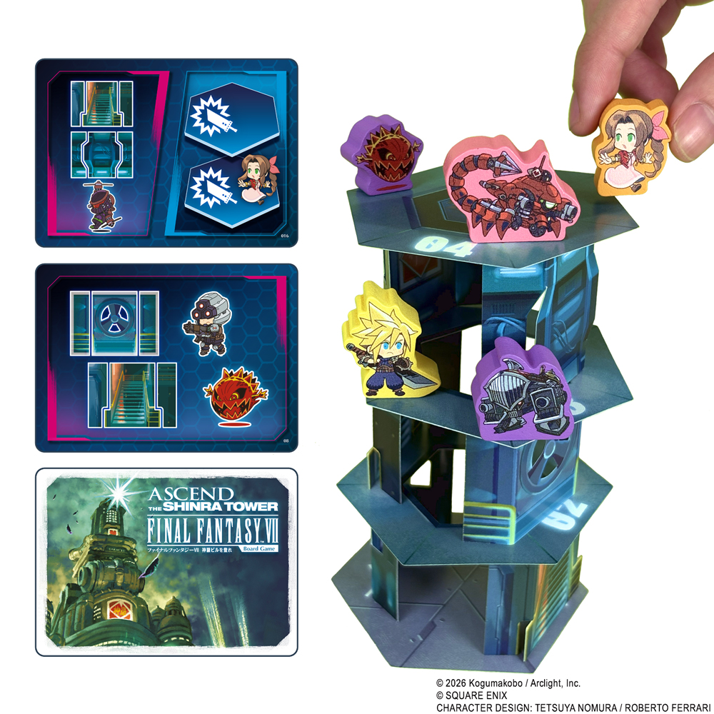 Ascend the Shinta Tower – Final Fantasy VII Board Game