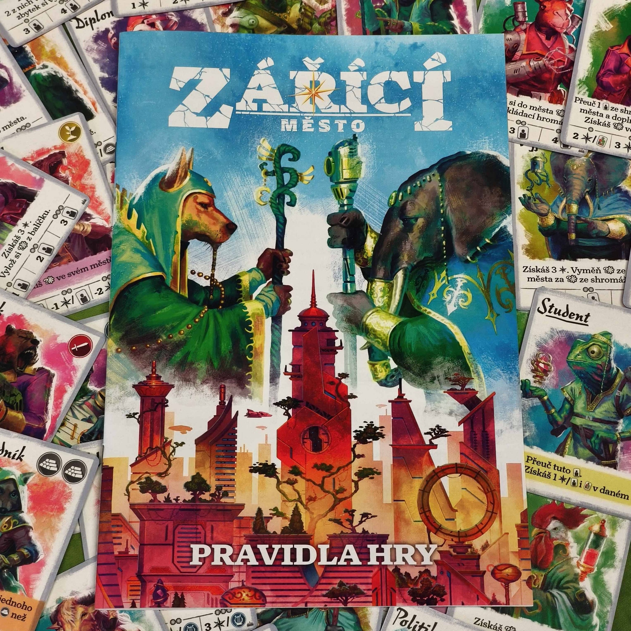 Zářící město