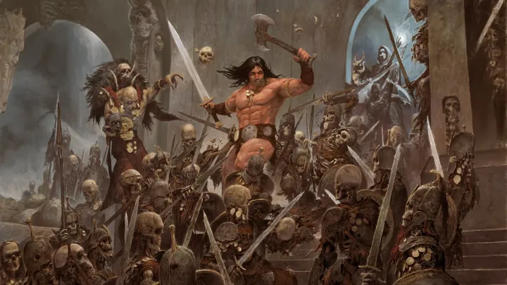 Osvalený barbar se vrací. Monolith oživuje deskovku i stolní RPG ze světa Conana