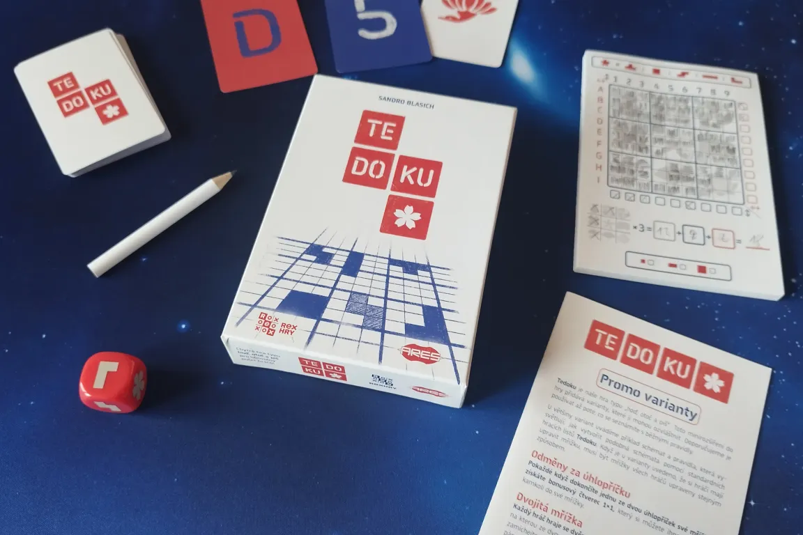 Tedoku je malou přemýšlivou krabičkou pro milovníky i odpůrce Sudoku