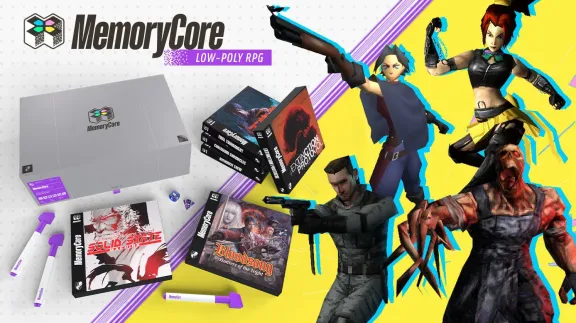 Memory Core je TTRPG sada pro milovníky devadesátkových videoher