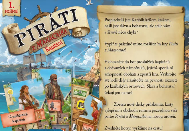 Piráti z Maracaiba: Kapitáni