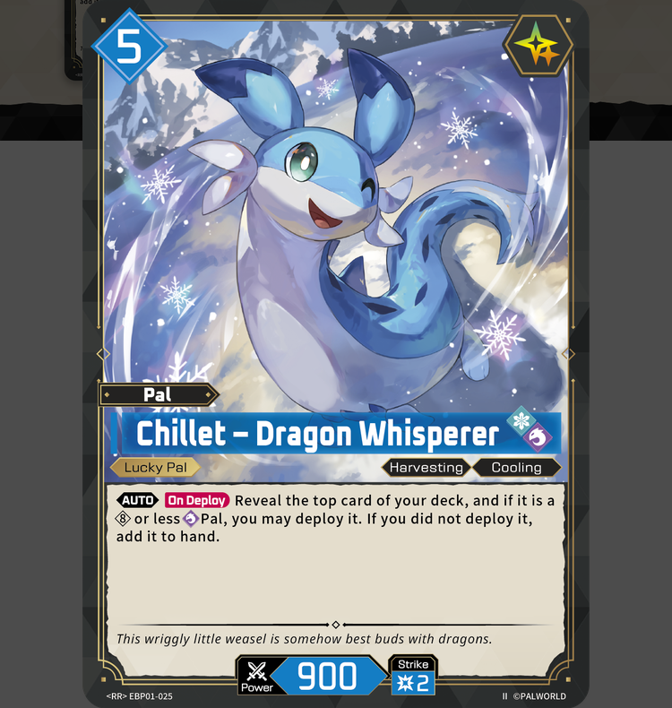 Palworld Official Card Game