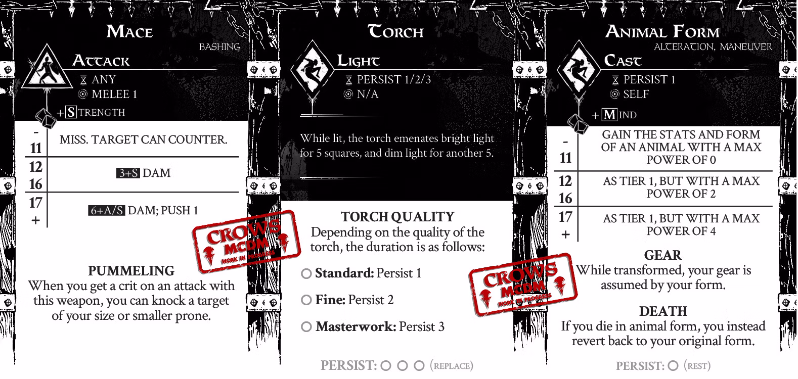 Crows: Fortune or Death