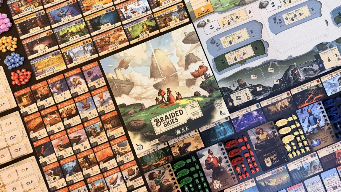 Stonemaier Games se pouští do nového univerza. Braided Skies zkombinuje vzducholodě a magii