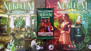 Nukleum – recenze tří rozšíření Pokrok nezastavíš, Mecenáši a Výzkumný energetický ústav