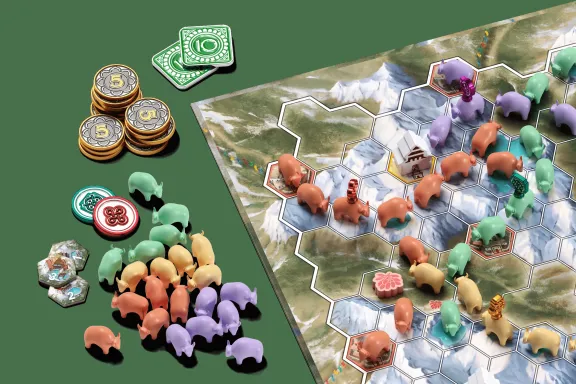 Reiner Knizia se v Through the Mountains vrací k plánování tras