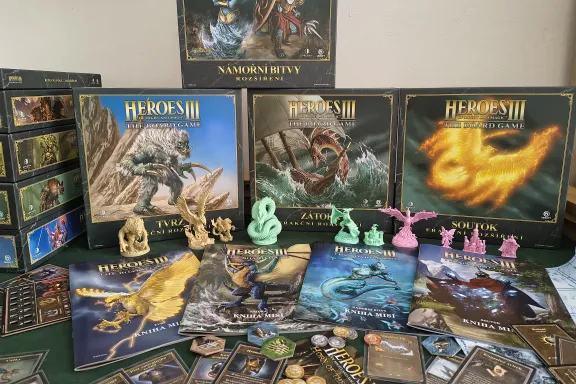 Heroes of Might and Magic III: The Board Game – recenze dalších čtyř rozšíření Tvrz, Soutok, Zátoka a Námořní bitvy